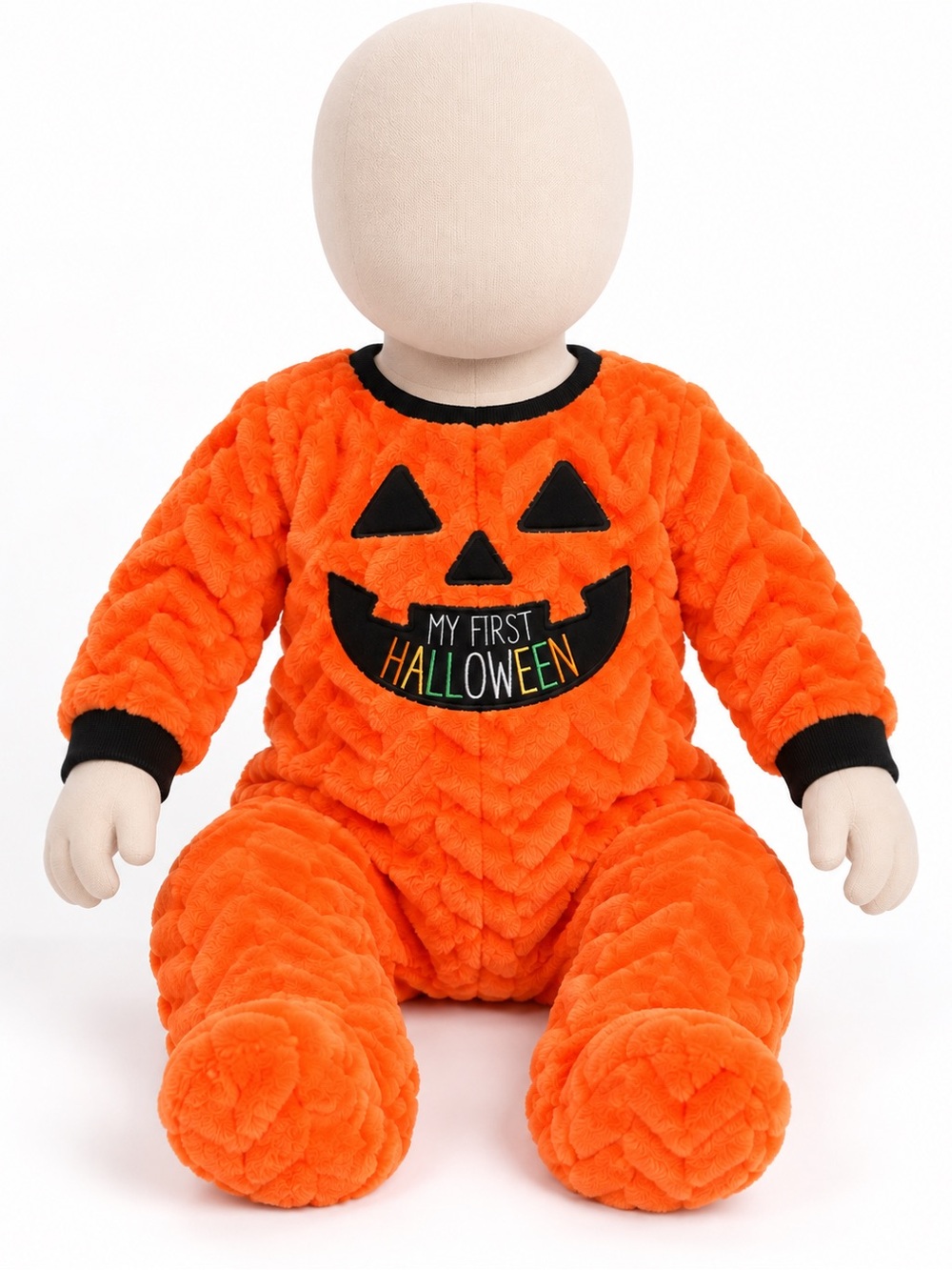 Carter's Plush Orange Pumpkin 'My First Halloween' Costume